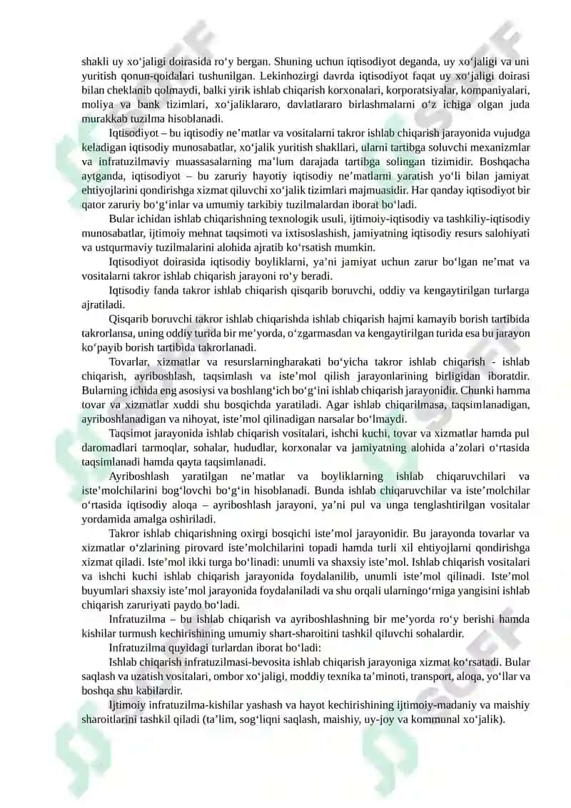 Iqtisodiyot nazariyasi fanining predmeti va bilish usullari 3