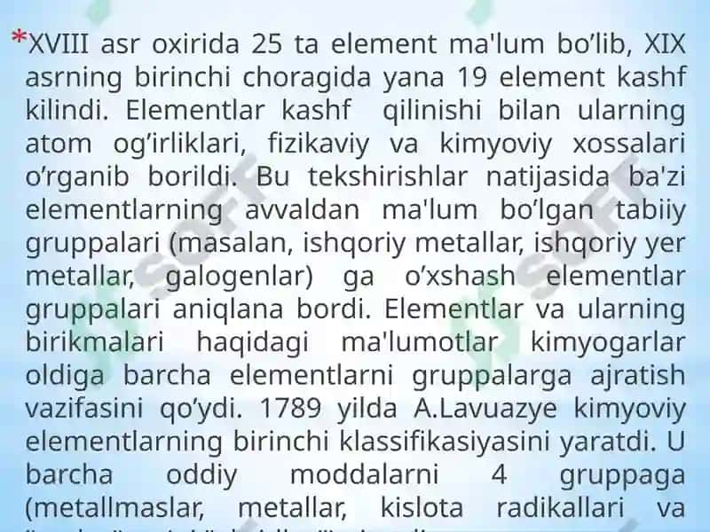 D.I.Mendeleyevning elementlar davriy qonuniva davriy sistemasi 3