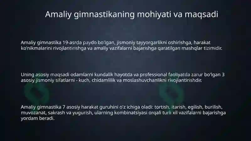 Amaliy gimnastikaning xususiyatlari 3