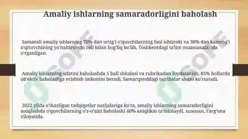 Tarix oʻqitish metodikasi fanida amaliyoti oʻtkazishning nazariy- uslubiy asoslar 3