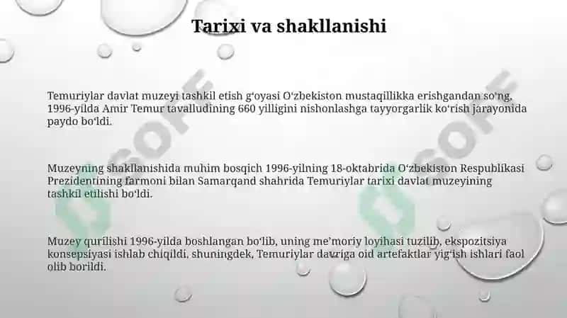 Temuriylar davlat muzeyi 3