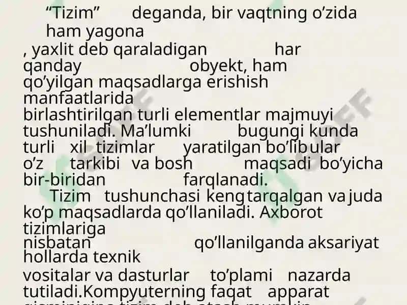 Amaliy axborot tizimlari haqida umumiy ma'lumotlar 3