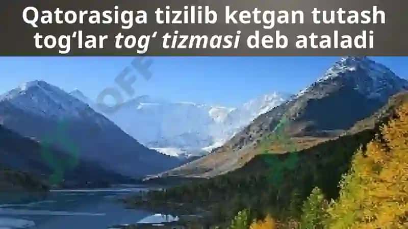 YER YUZASINING ASOSIY SHAKLLARI 3