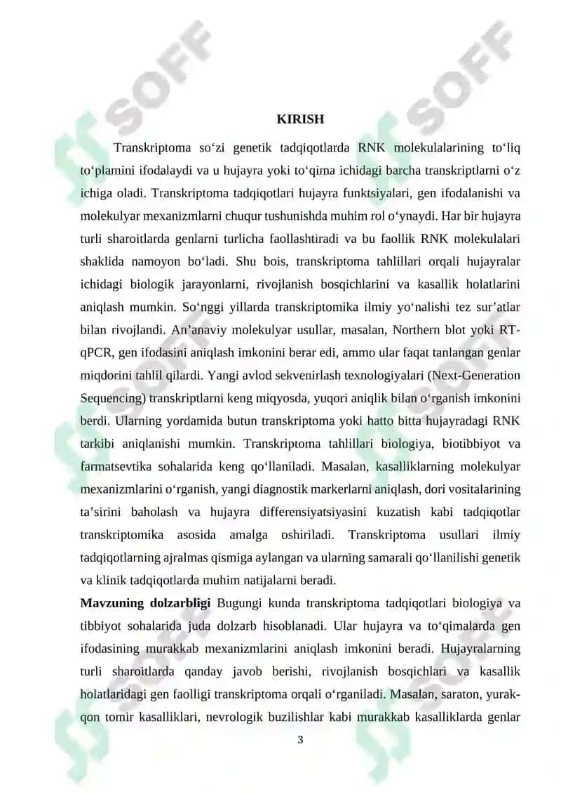 Transkriptoma usullari 3