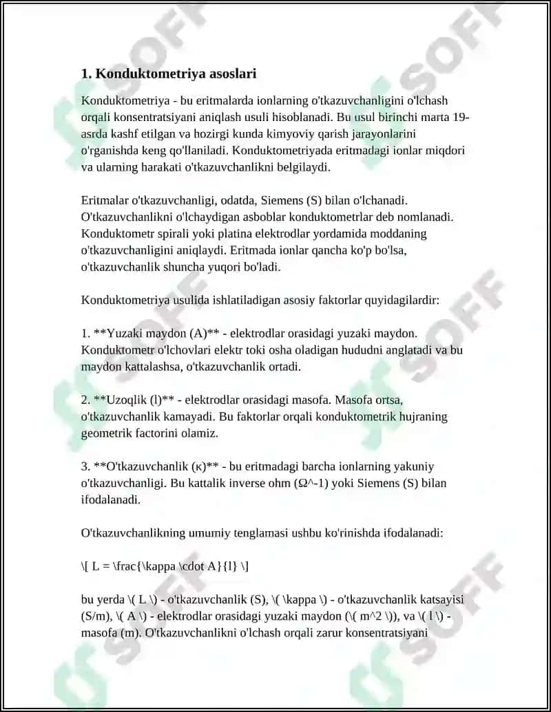KONDUKTOMETRIYA VA POTENSIOMETRIYA 3