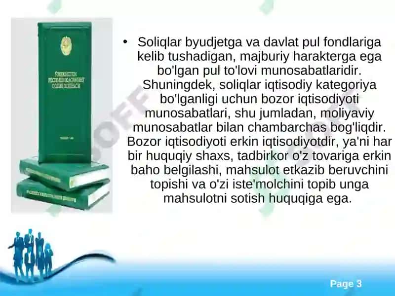 BUDJET-SOLIQ SIYOSATI 3