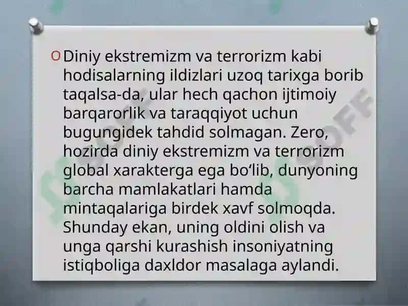 Ekstremizm va terrorizmning mohiyati va uning jamiyat barqarorligiga tahdidi 3