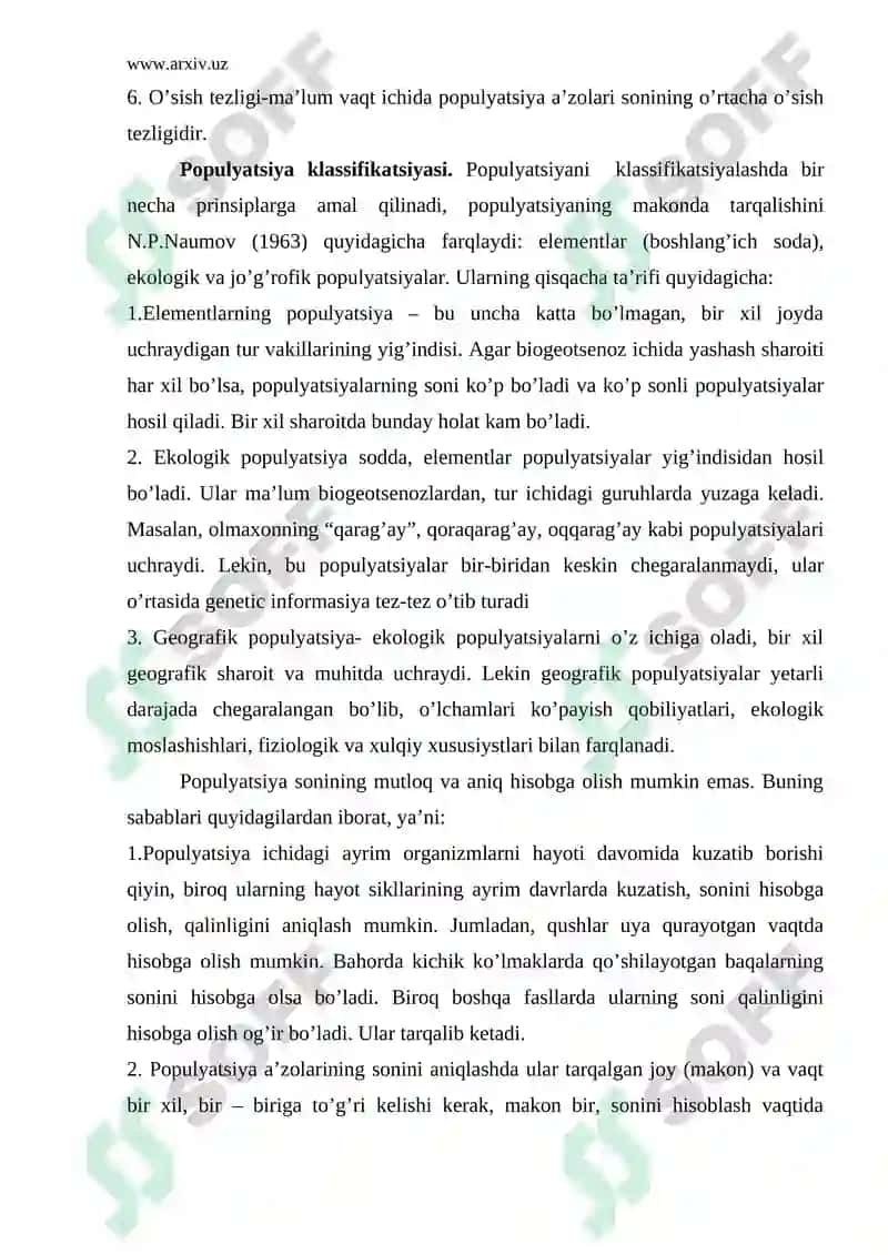 Populyatsiya ekologiyasi 3
