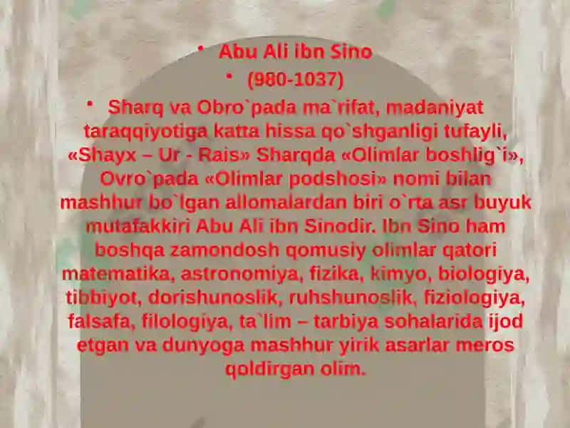 Abu Ali Ibn Sino 3