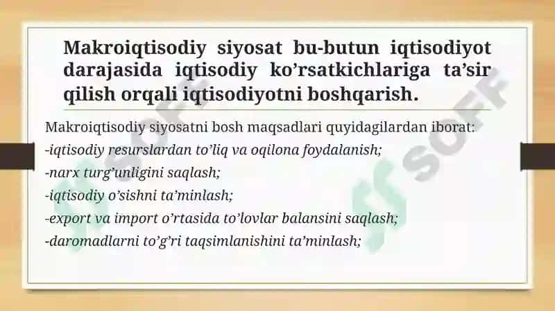 Biznesuchun iqtisodiy muhitahamiyati 3