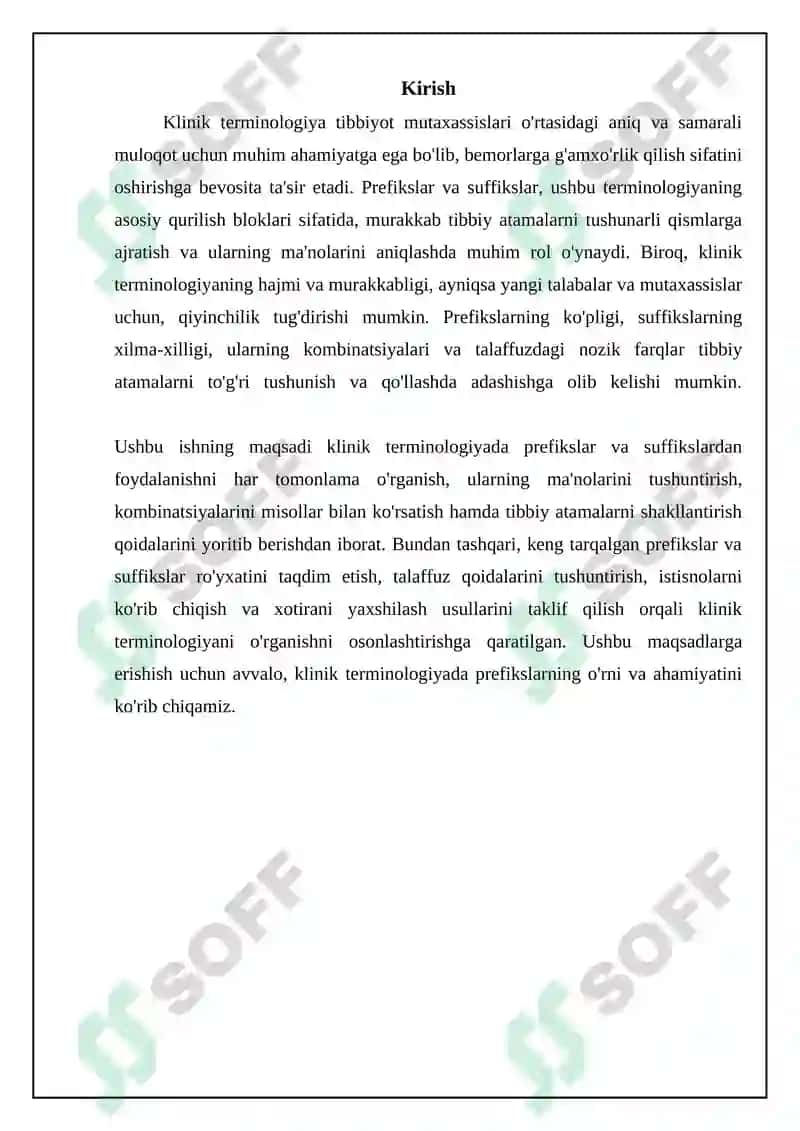 Klinik terminologiyada prefikslar va suffikslar 3
