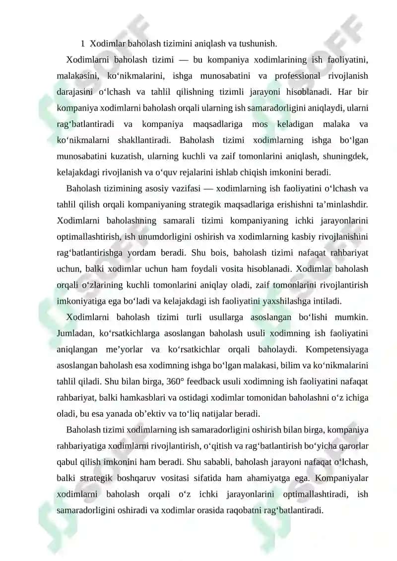 Xodimlar Baholash Tizimi 3