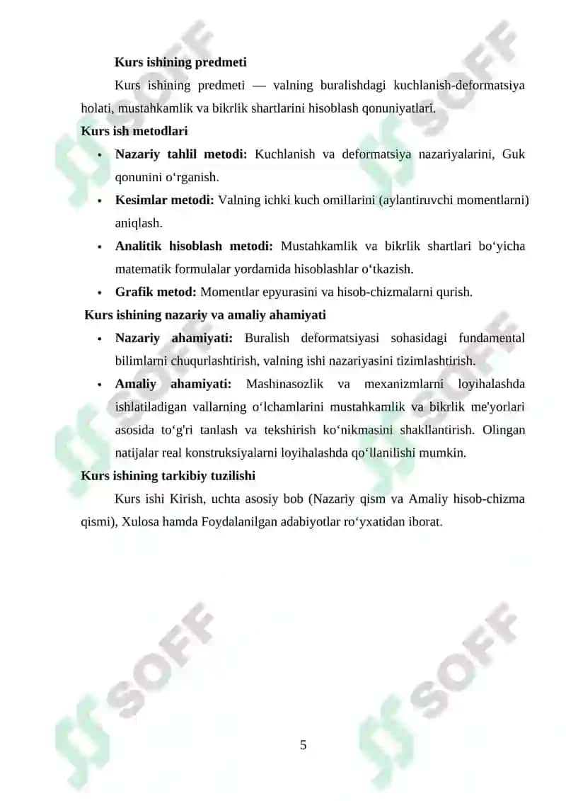 Buralish Difarmatsiyasi haqida tushuncha Doiraviy kesim yuzali toʻgʻri valni buralishdagi kuchlanish va deformatsiya 3