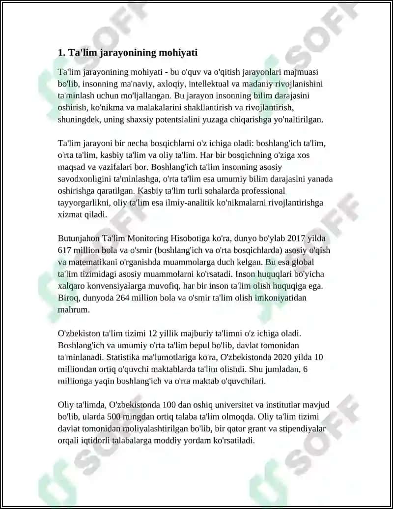 TAʼLIM JARAYONINING QONUNIYATLARI VA TAMOYILLARI 3