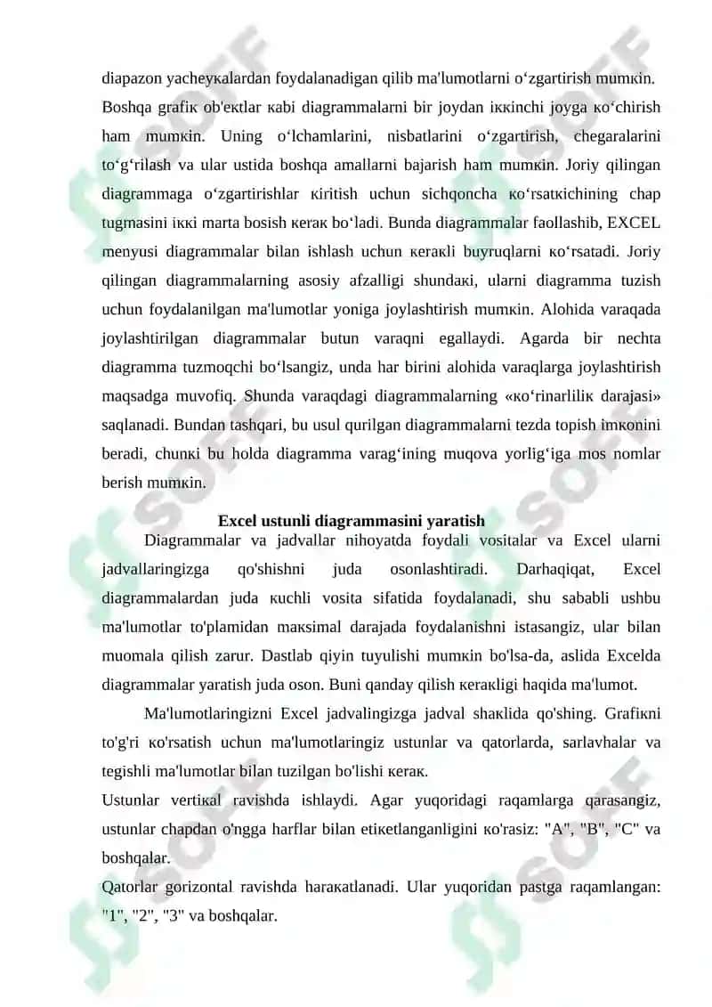 Excel dasturida Dashboard yaratish 3