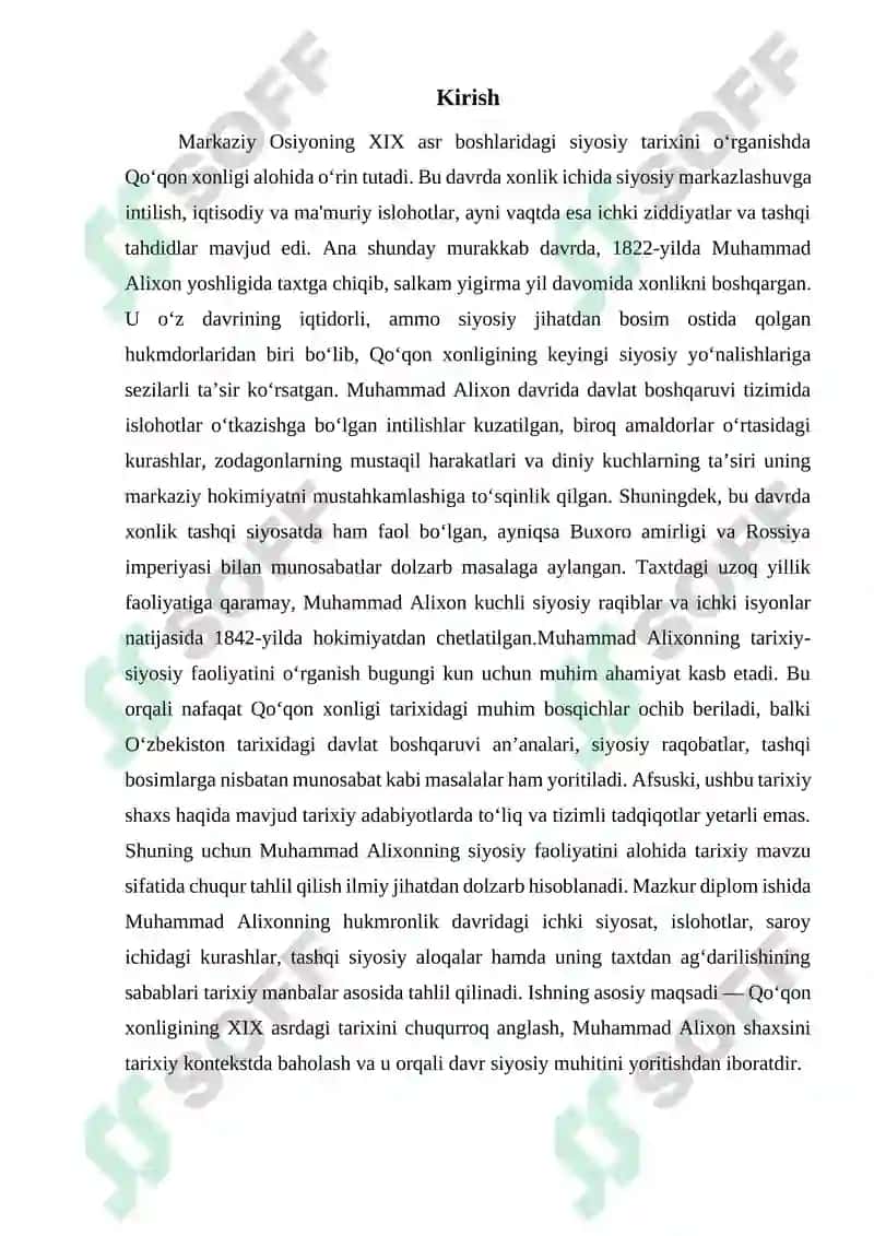 MUHAMMAD ALIXON VA UNING TARIXIY-SIYOSIY FAOLIYATI 3