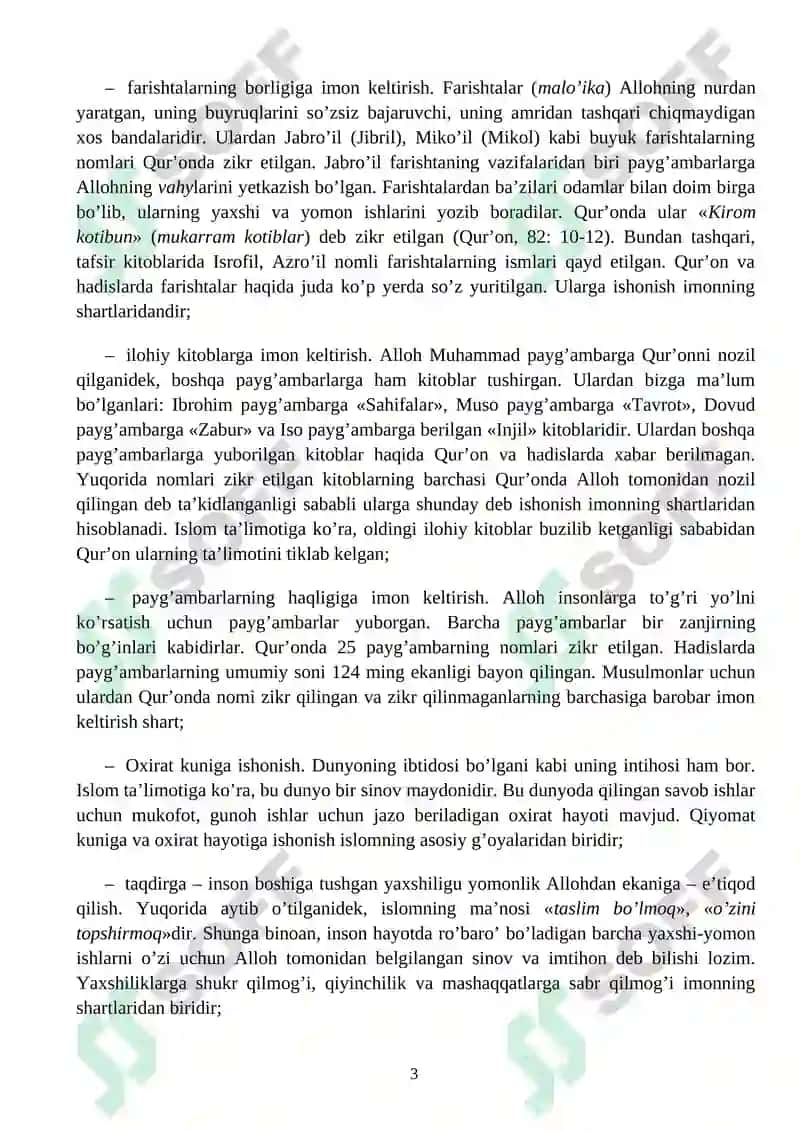 TASAVVUF FALSAFASI 3
