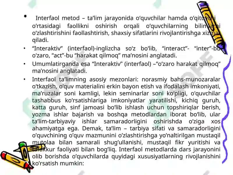 TEXNOLOGIYA DARSLARIDA INTERFAOL USULLARNING QO`LLANILIShI 3