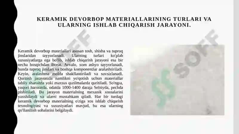 Keramik devor bop materiallari 3