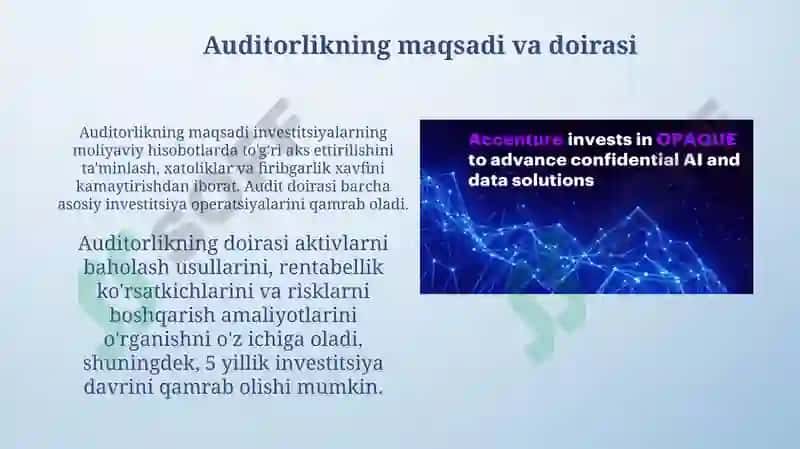 Uzoq muddatli investitsiyalarauditi 3