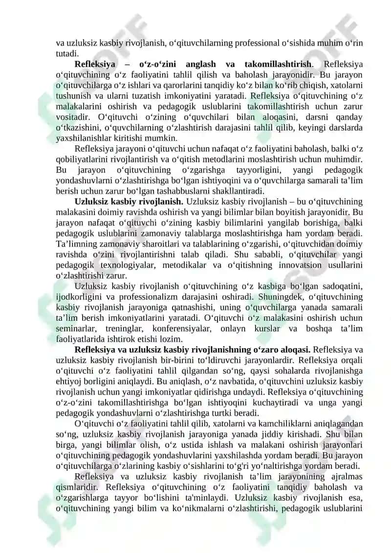 Kasbiy faoliyatni rivojlantirishda individual va hamkorlik faoliyatini tashkil etish metodikasi. 3