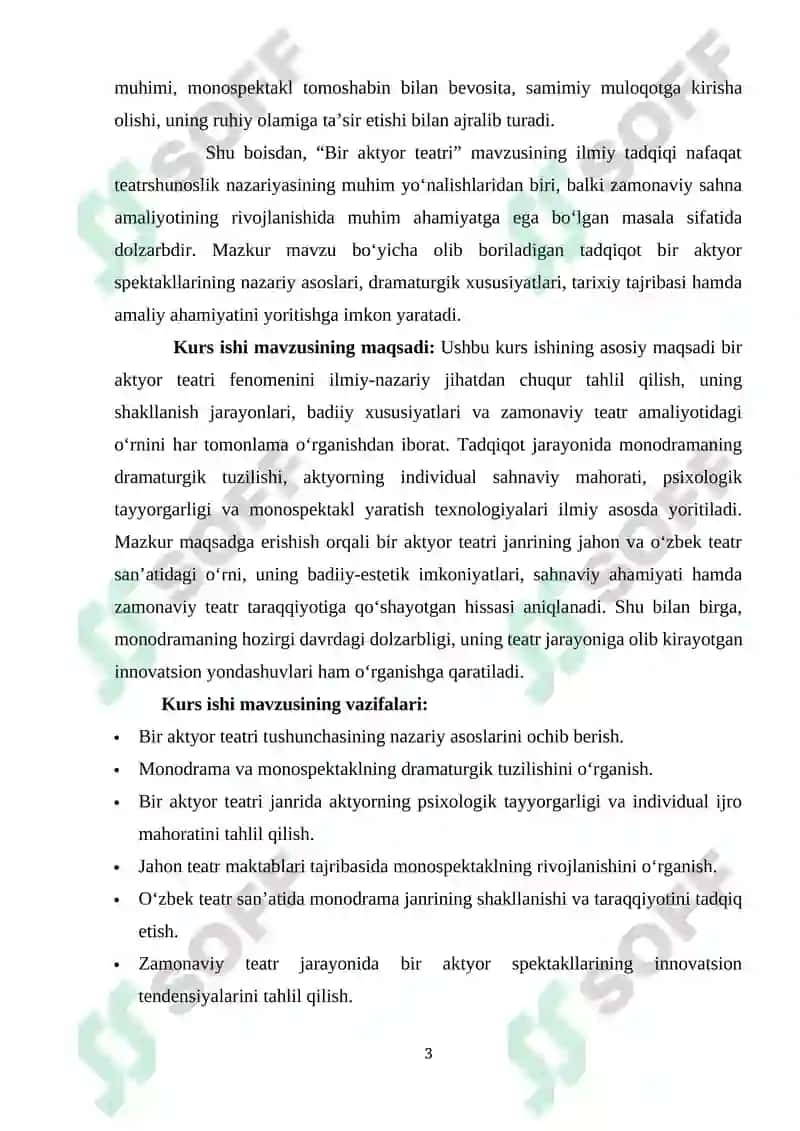 Bir aktyor teatri 3