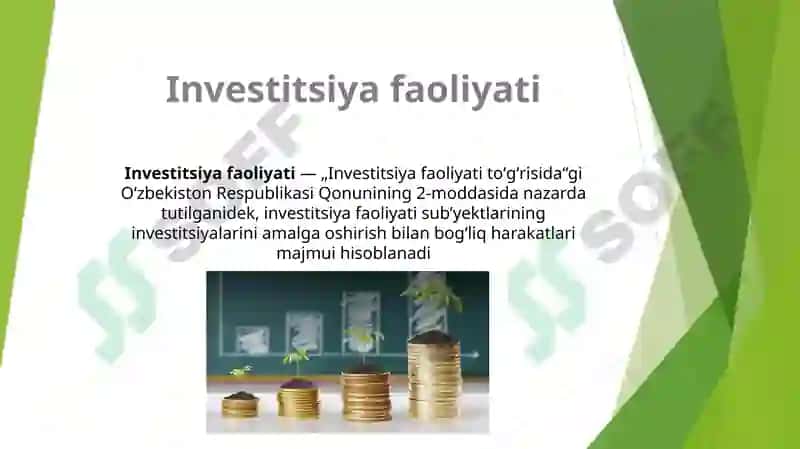 Investitsiya faoliyati rivojlanishining huquqiy asoslari 3