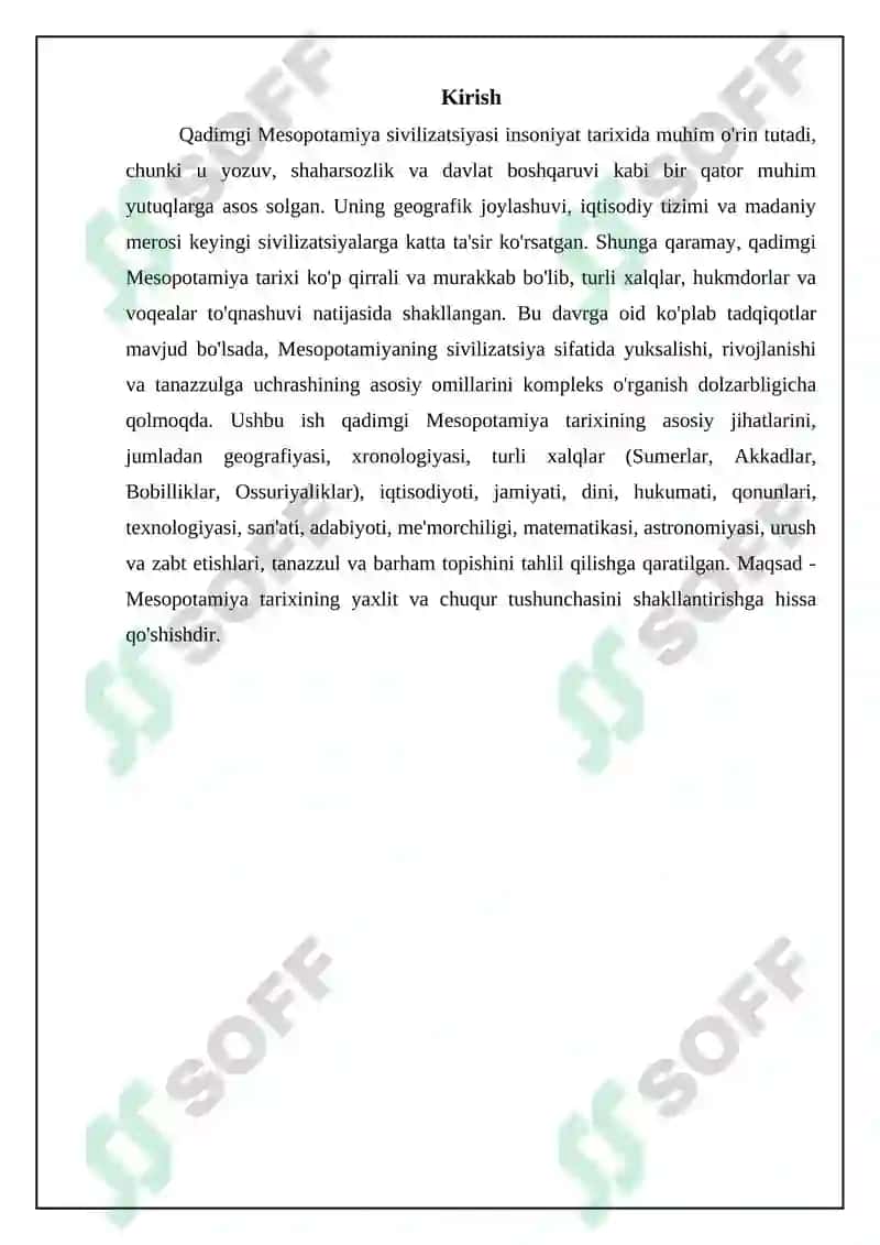 Qadimgi Mesopotamiya tarixi 3