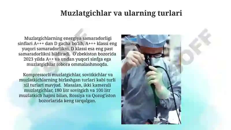 Muzlatgichlar va ularning turlari 3