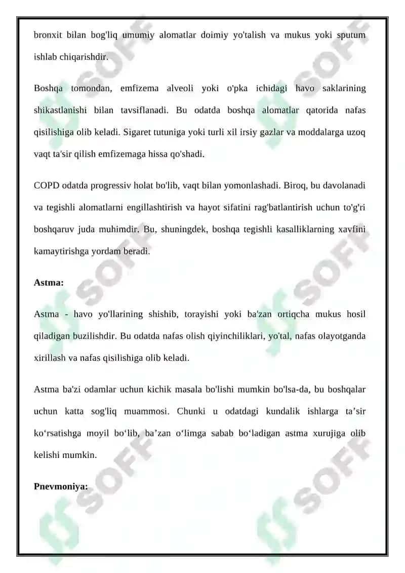 NAFAS YO’LI INFEKSIYALARI EPIDEMIOLOGIYASI 3