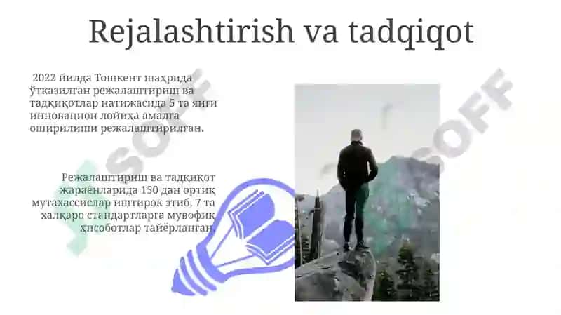 Rejalashtrish va tadqiqot 3