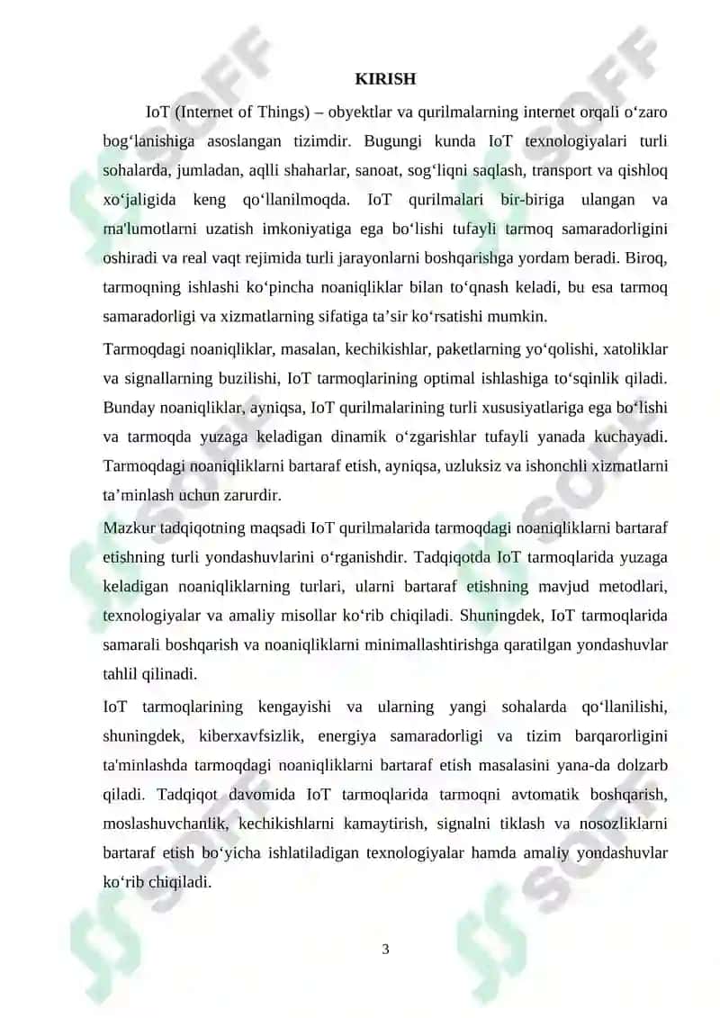 IoT qurilmalarida tarmoqdagi noaniqliklarni bartaraf etish 3