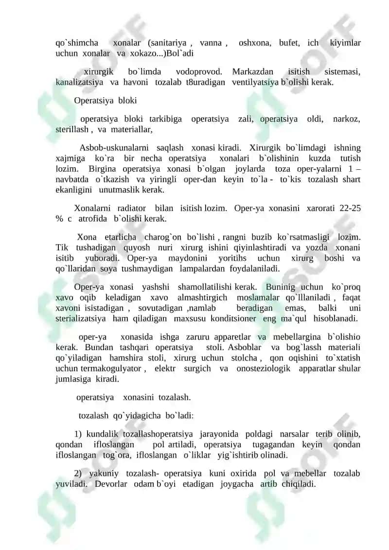 Xirurgik bo'limi ish tartibi 3
