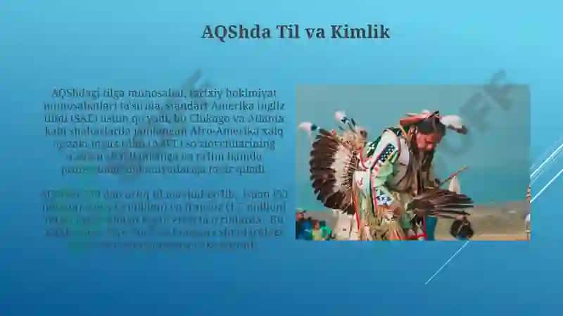 AQShda Til va Kimlik 3