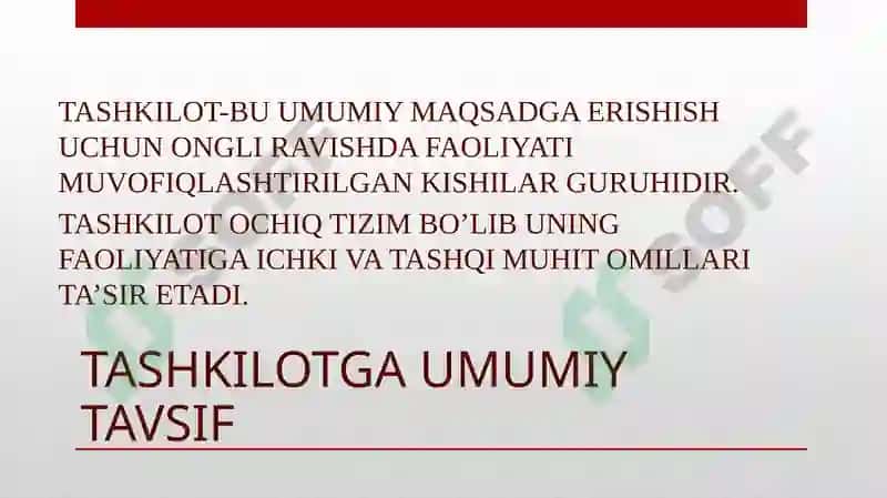 TASHKILOT VA ULARNIboshqarish 3