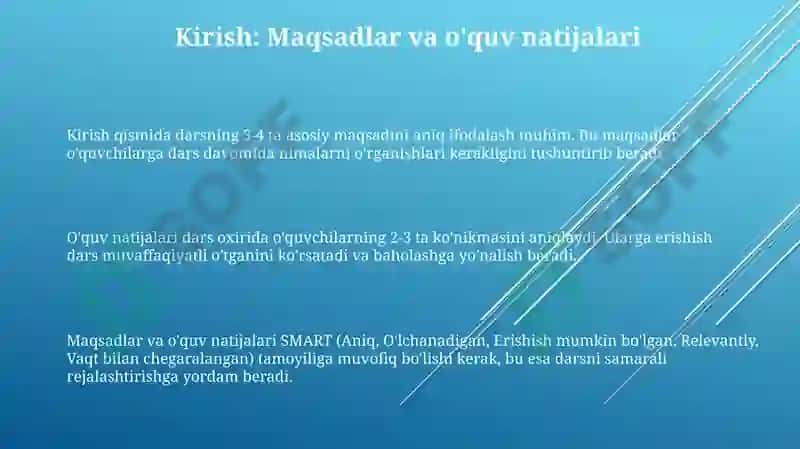 Biologiyadan maruzadarslarni tashkil etish metodikasi 3
