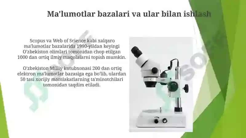 Kutubxonachilik fanining ilmiy usullari va kutubxonachilik izlanishlarni tashkil etish 3