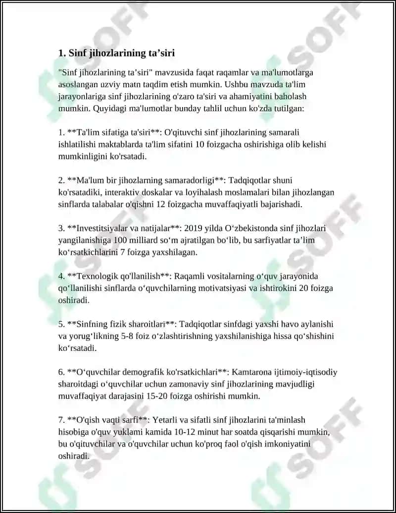 BOLALARNING QAD -QOMATINI SHAKLLANISHIGA SINF VA SINF JIHOZLARINI OʻRGANISH 3