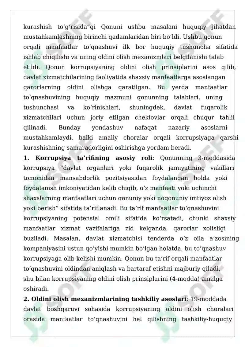 Manfaatlar to‘qnashuvini oldini olishga doir chora-tadbirlar 3