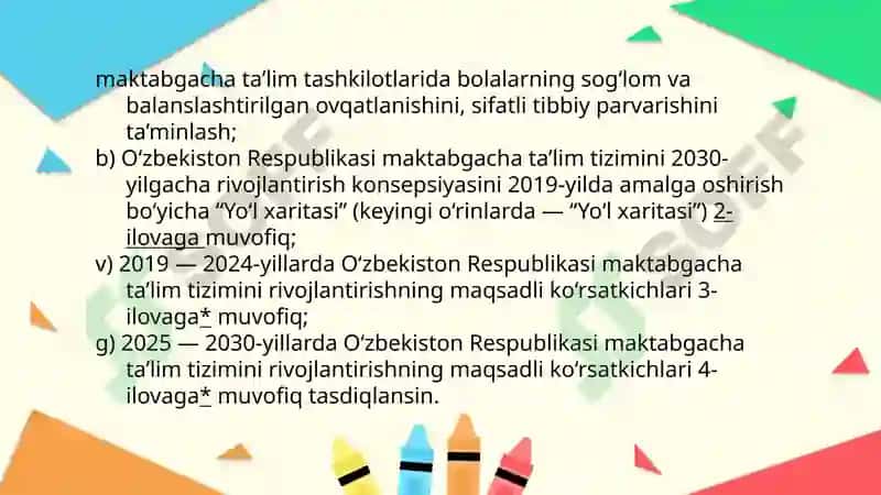 Maktabgacha ta’limni rivojlantirish 3