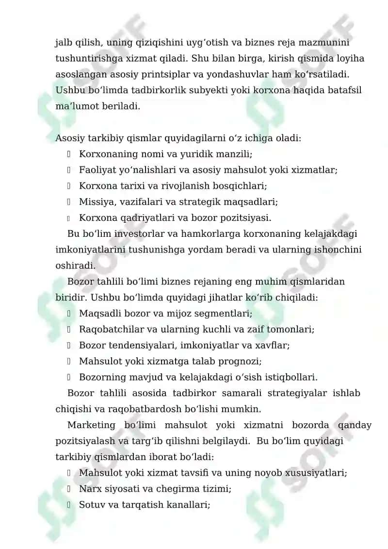 Amaliyotda biznes rejani tatbiq etish tajribalari 3