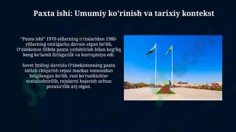 Paxta ishi va O'zbek ishi: Tarix va mohiyat 3