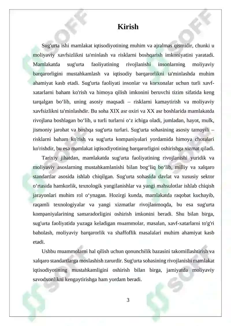 Sug'urta faoliyati 3