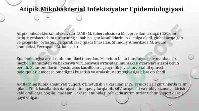 Atipik Mikobakterial Infektsiyalar 3