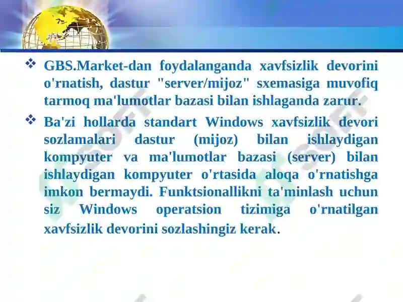 Windows operatsion tizimida brandmayerni sozlash. Vpn xizmatidan foydalanish 3