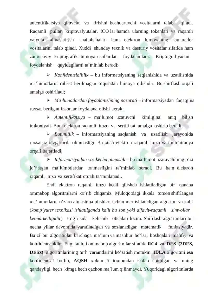 Ma’lumotlarning elektron himoyasini amalga oshirish 3