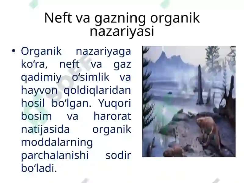 NEFT VA TABIIY GAZNING YER PO‘STIDA HOSIL BO‘LISHI VA SILJISHI 3
