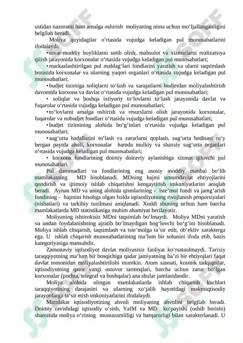 Moliyaning Mohiyati va Funksiyalari 3
