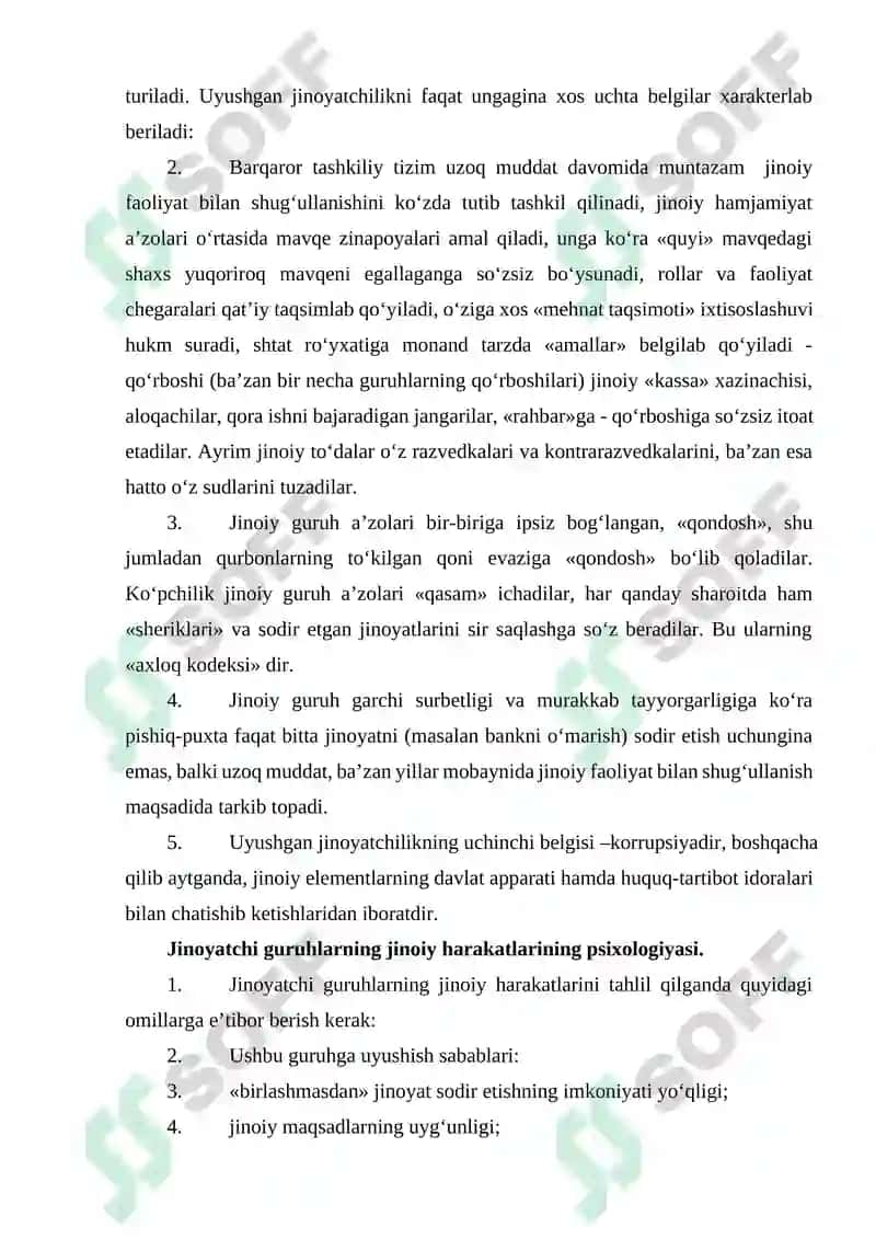 Uyushgan jinoyatchilik kriminologiyasi 3