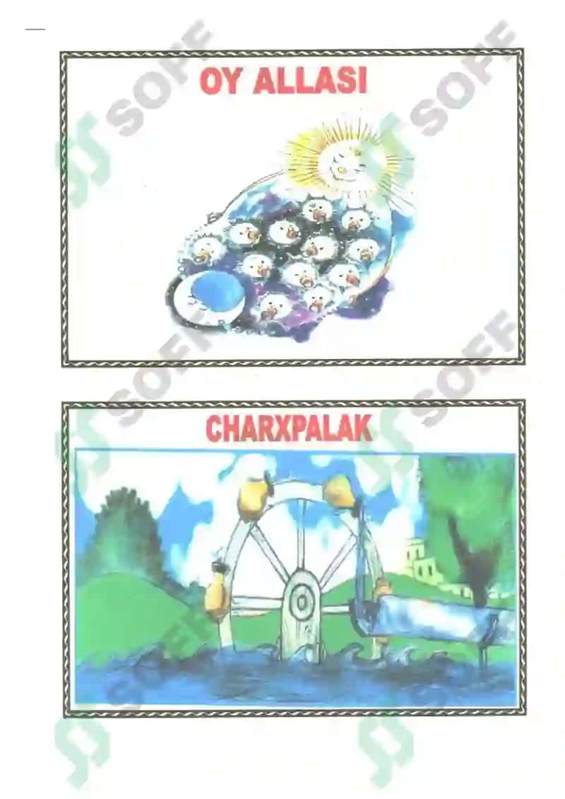 1-sinf O'qish kitobidan ko'rgazmalar 3